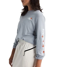The North Face Evolution Butterfly Long Sleeve Graphic Tee