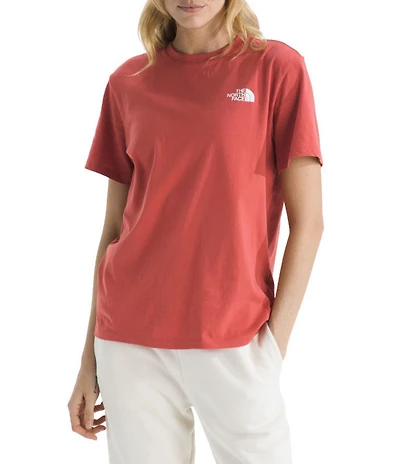 The North Face Evolution Edge Of Light Box Cotton Knit Crew Neck Short Sleeve Tee