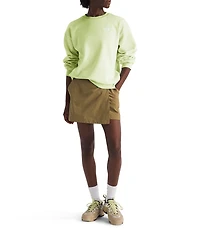 The North Face Evolution Embroidered Logo Crew Neck Long Sleeve Pullover