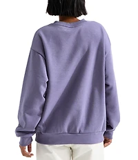 The North Face Evolution Embroidered Logo Crew Neck Long Sleeve Pullover