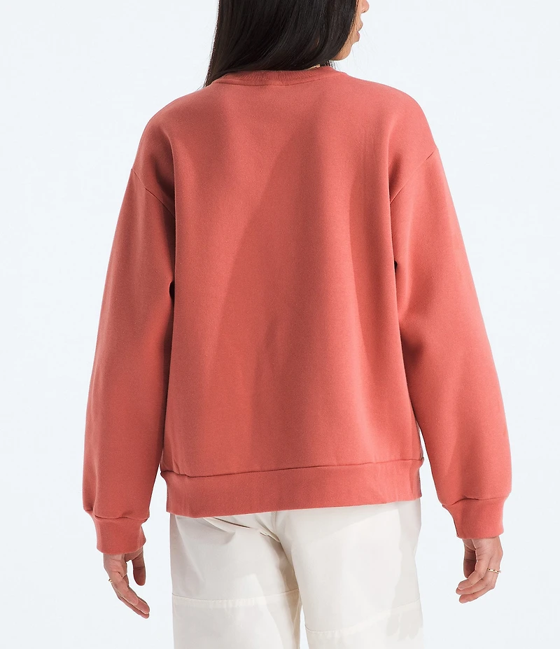 The North Face Evolution Embroidered Logo Crew Neck Long Sleeve Pullover