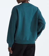 The North Face Evolution Embroidered Logo Crew Neck Long Sleeve Pullover