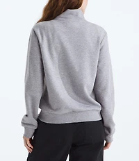 The North Face Evolution Embroidered Logo Mock Neck Quarter Zip Pullover