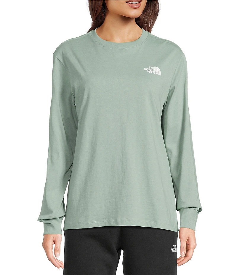 The North Face Evolution Floral Box Crew Neck Long Sleeve Graphic Relaxed Fit Tee