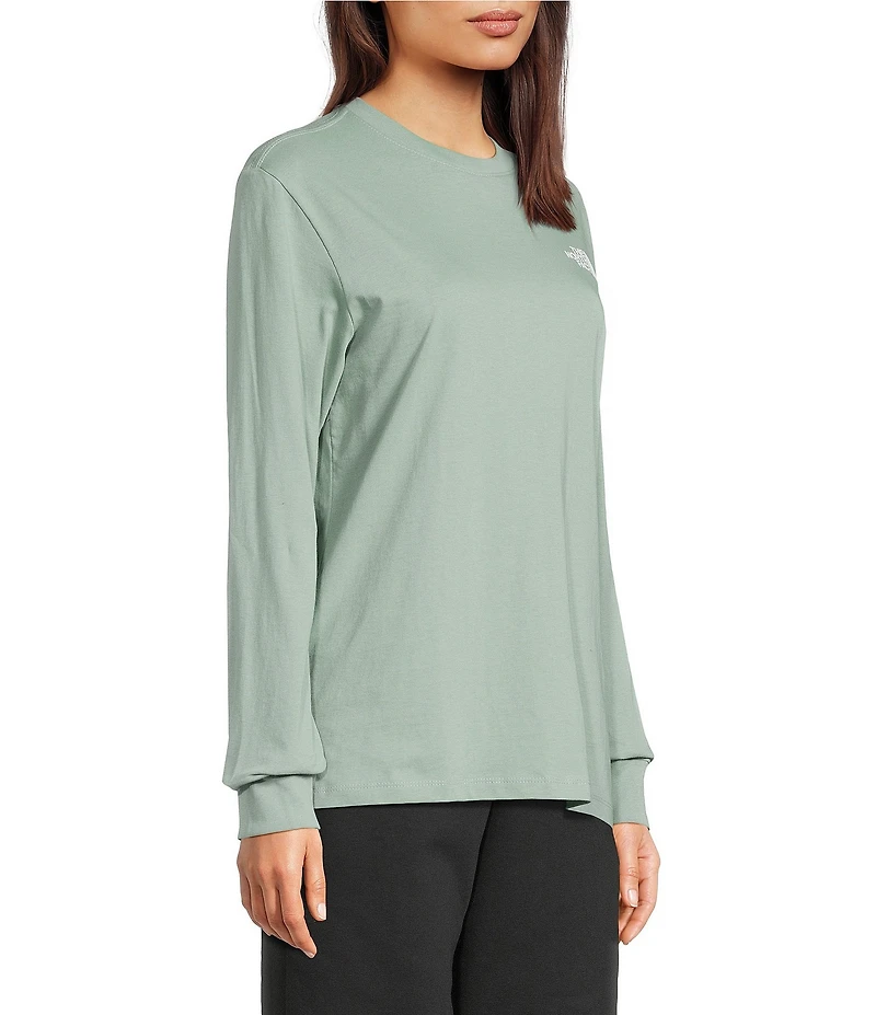 The North Face Evolution Floral Box Crew Neck Long Sleeve Graphic Relaxed Fit Tee