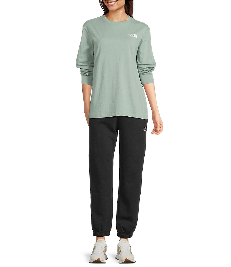 The North Face Evolution Floral Box Crew Neck Long Sleeve Graphic Relaxed Fit Tee