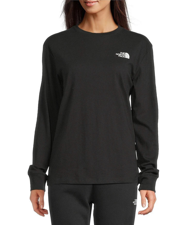 The North Face Evolution Floral Box Crew Neck Long Sleeve Graphic Relaxed Fit Tee
