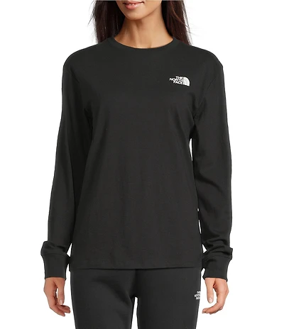The North Face Evolution Floral Box Crew Neck Long Sleeve Graphic Relaxed Fit Tee
