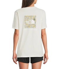 The North Face Evolution Floral Box Crew Neck Short Sleeves Graphic Knit Tee