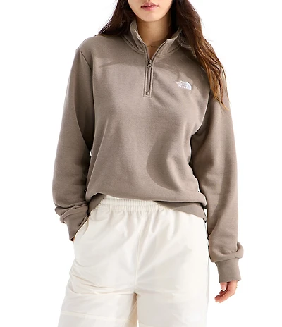 The North Face Evolution Half Zip Mock Stand Long Sleeve Pullover