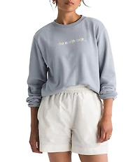 The North Face Evolution Proud Graphic Print Crew Neck Long Sleeve Pullover