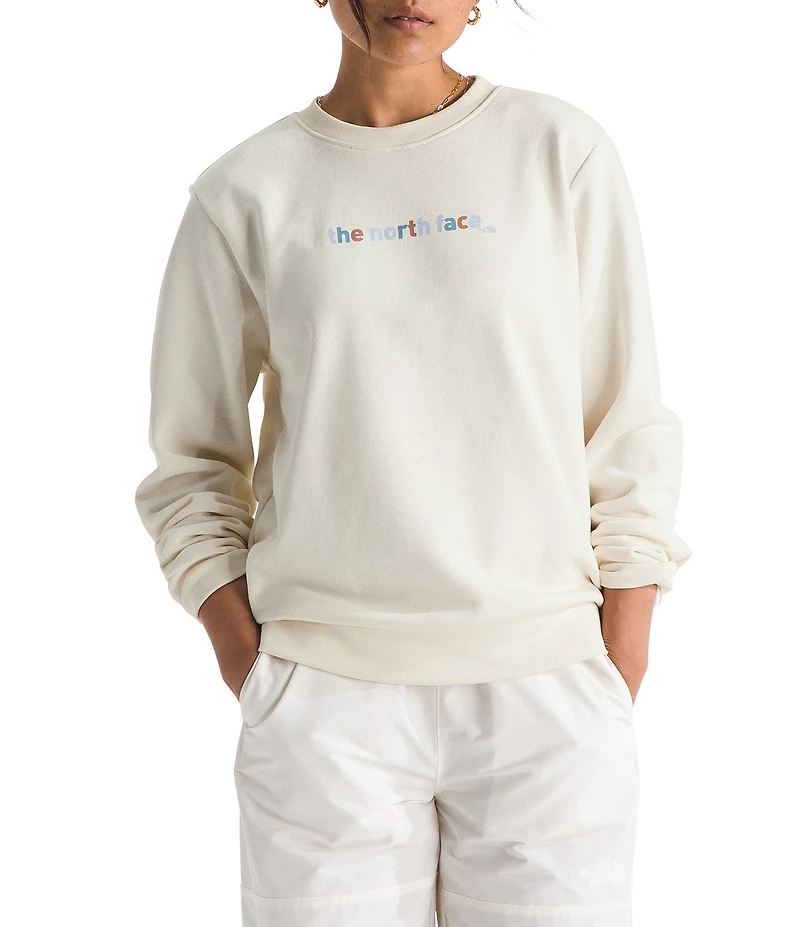 The North Face Evolution Proud Graphic Print Crew Neck Long Sleeve Pullover