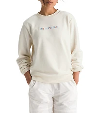 The North Face Evolution Proud Graphic Print Crew Neck Long Sleeve Pullover