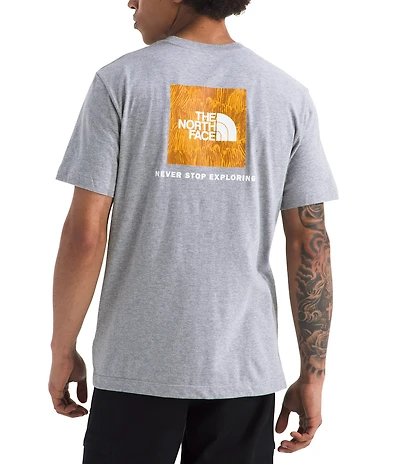 The North Face Evolution Regenerative Ink Box NSE Heathered Short Sleeve T-Shirt