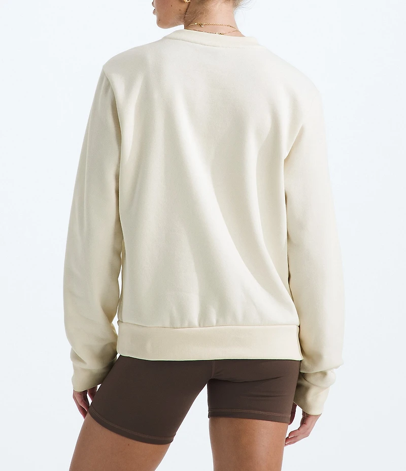 The North Face Evolution Simple Embroidered Logo Crew Neck Long Sleeve Pullover