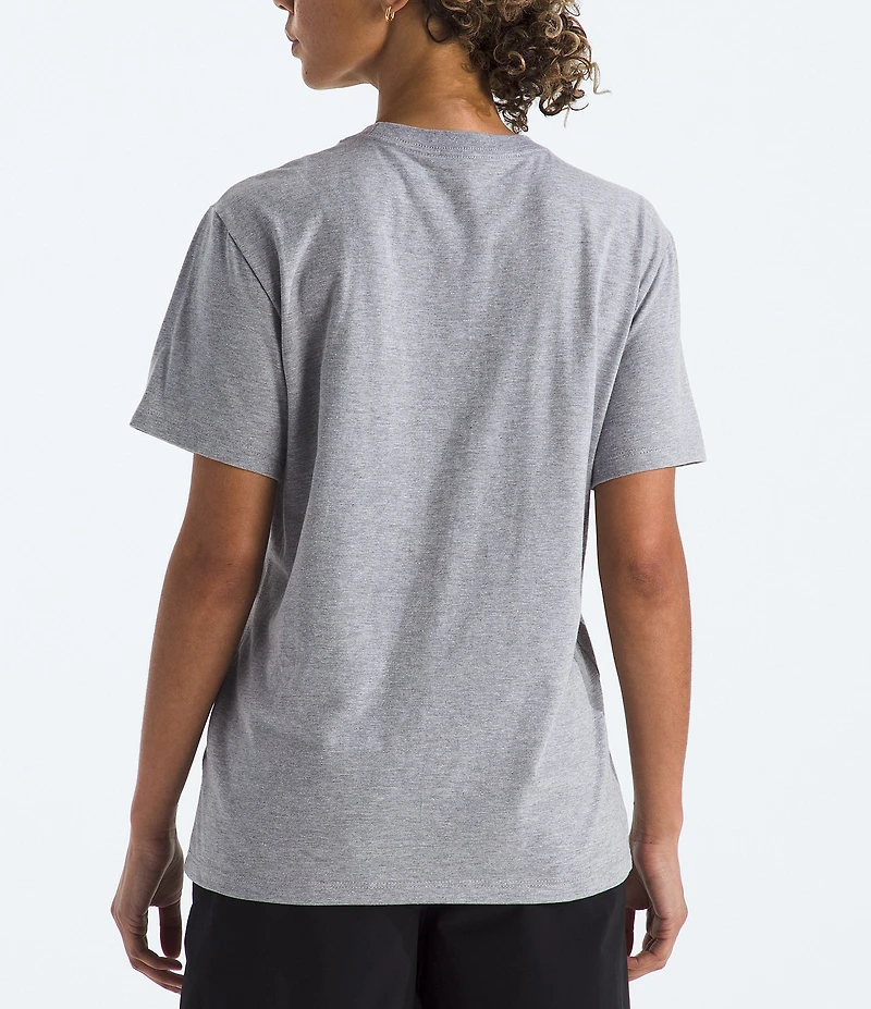 The North Face Evolution Simple Embroidered Logo Crew Neck Short Sleeve Tee