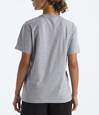 The North Face Evolution Simple Embroidered Logo Crew Neck Short Sleeve Tee