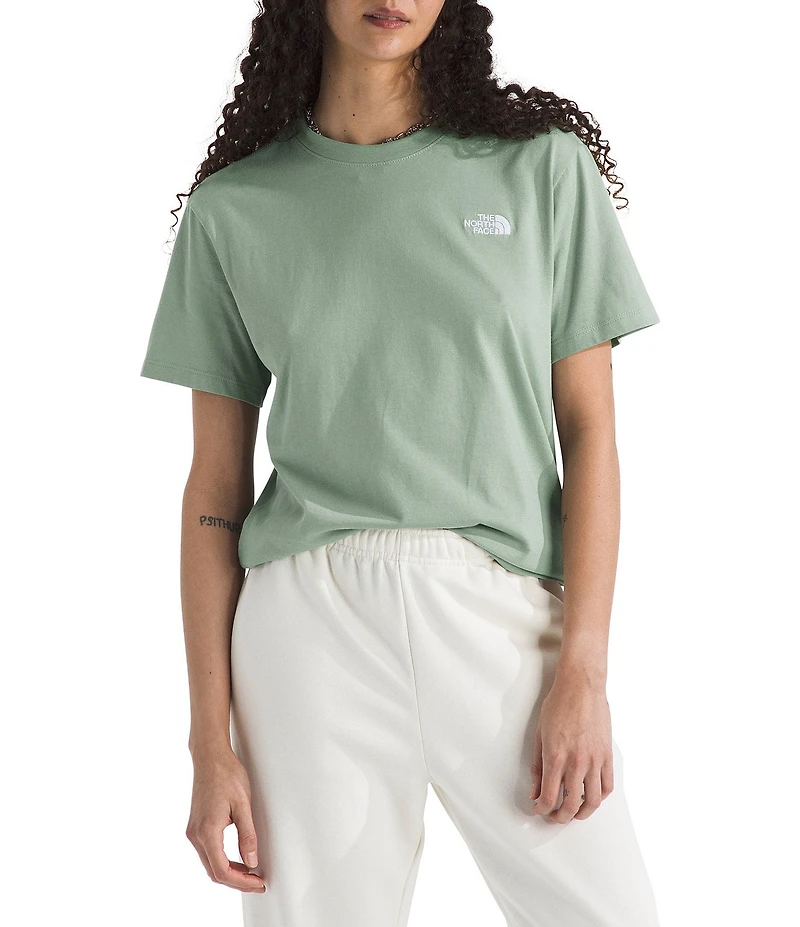 The North Face Evolution Simple Embroidered Logo Crew Neck Short Sleeve Tee