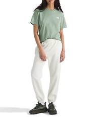 The North Face Evolution Simple Embroidered Logo Crew Neck Short Sleeve Tee