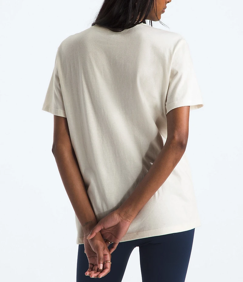 The North Face Evolution Simple Embroidered Logo Crew Neck Short Sleeve Tee