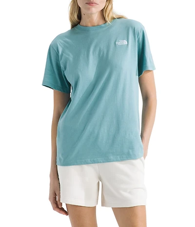 The North Face Evolution Simple Embroidered Logo Crew Neck Short Sleeve Tee