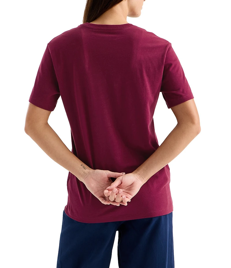 The North Face Evolution Simple Embroidered Logo Crew Neck Short Sleeve Tee