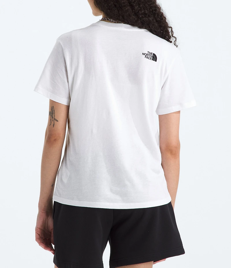 The North Face Evolution Sketch Graphic Logo Half Dome Crew Neck Short Sleeve Tee