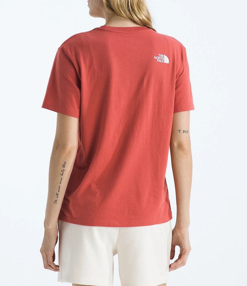 The North Face Evolution Sketch Graphic Logo Half Dome Crew Neck Short Sleeve Tee