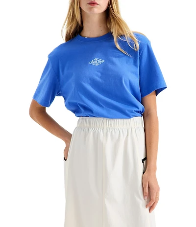 The North Face Evolution TNF Diamond Relaxed Fit Crew Neck Short Sleeve Tee