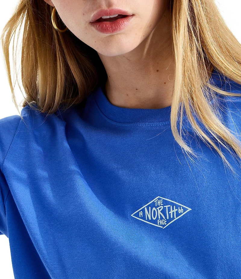 The North Face Evolution TNF Diamond Relaxed Fit Crew Neck Short Sleeve Tee