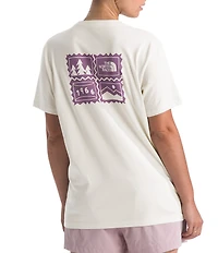 The North Face Exploring Stamps Relaxed Short Sleeve Soft Knit Tee