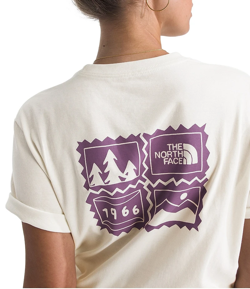 The North Face Exploring Stamps Relaxed Short Sleeve Soft Knit Tee