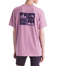 The North Face Exploring Stamps Relaxed Short Sleeve Soft Knit Tee