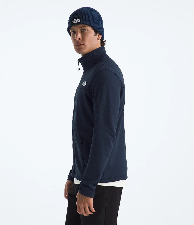 The North Face Flat Grid Fleece Long Sleeve Full Zip Jacket