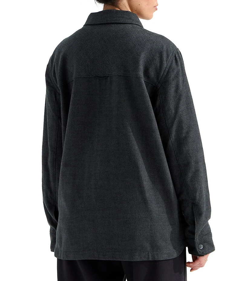 The North Face Forest Flannel Plaid Point Collar Snap Front Shacket