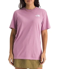 The North Face Glacier Drift Relaxed Short Sleeve Soft Cotton Blend Tee