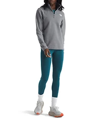 The North Face Glacier Fleece Stand Collar Contrast Trim Pullover Jacket