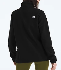The North Face Glacier Fleece Stand Collar Contrast Trim Pullover Jacket