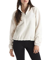 The North Face Glacier Fleece Stand Collar Half Zip Short Jacket