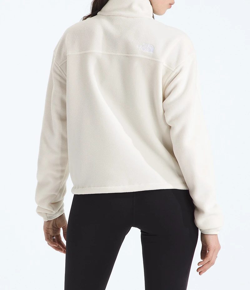 The North Face Glacier Fleece Stand Collar Half Zip Short Jacket