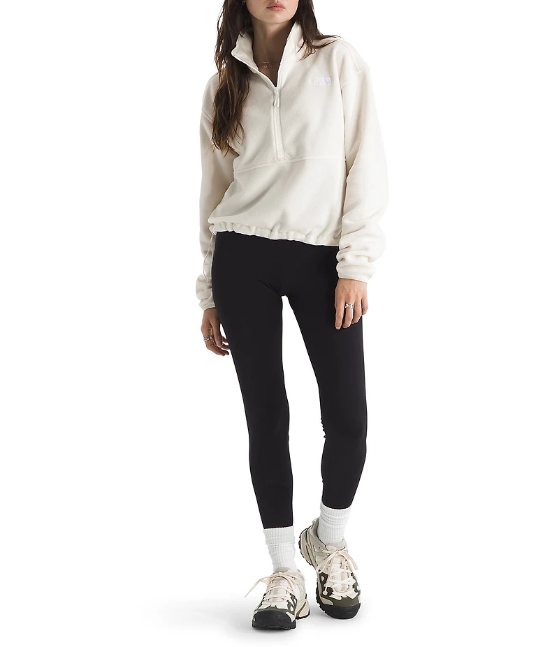 The North Face Glacier Fleece Stand Collar Half Zip Short Jacket