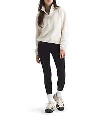 The North Face Glacier Fleece Stand Collar Half Zip Short Jacket