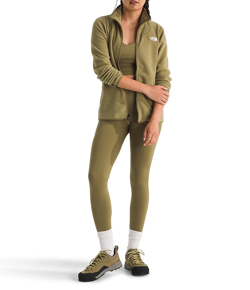 The North Face Glacier Fleece Stand Collar Zip Front Jacket