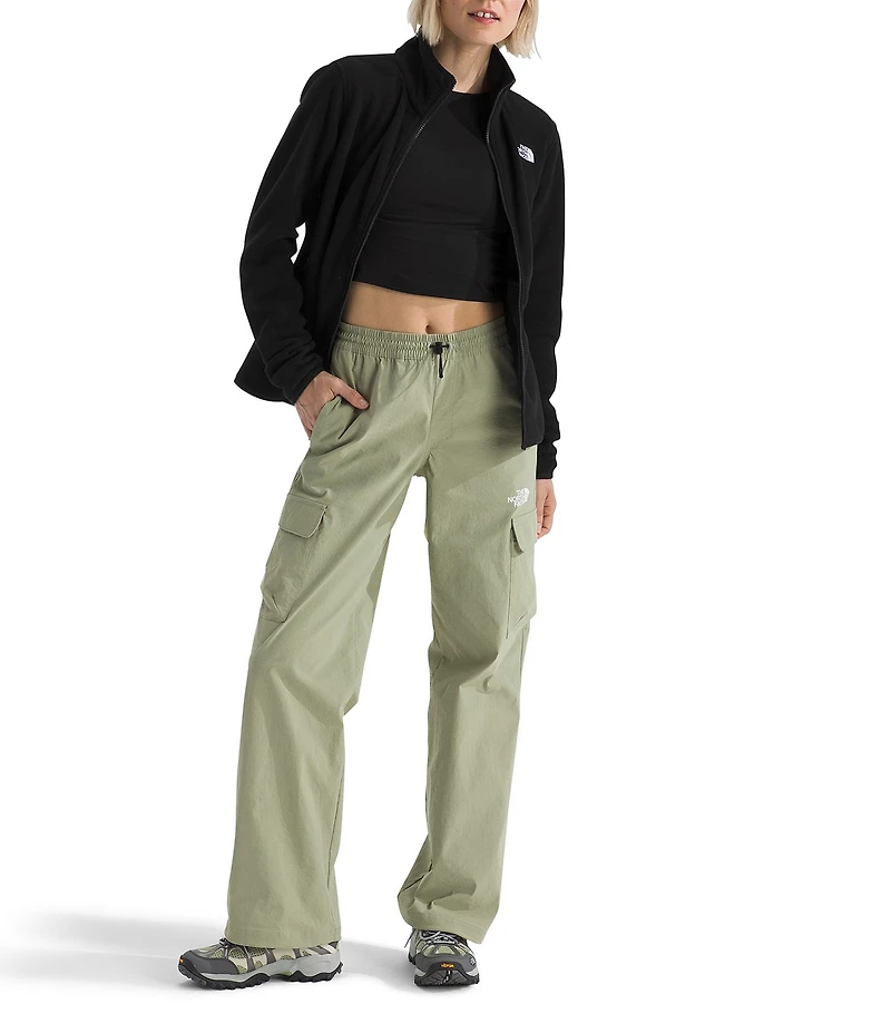 The North Face Glacier Fleece Stand Collar Zip Front Jacket