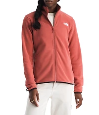 The North Face Glacier Fleece Stand Collar Zip Front Jacket