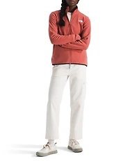 The North Face Glacier Fleece Stand Collar Zip Front Jacket