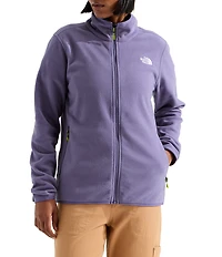 The North Face Glacier Fleece Stand Collar Zip Front Jacket