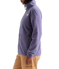 The North Face Glacier Fleece Stand Collar Zip Front Jacket