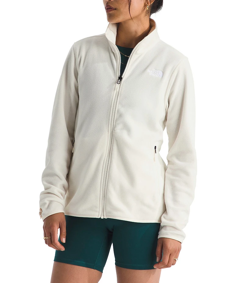 The North Face Glacier Fleece Stand Collar Zip Front Jacket