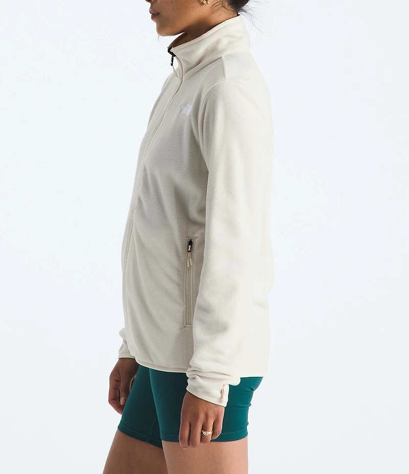 The North Face Glacier Fleece Stand Collar Zip Front Jacket